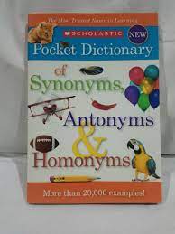The official scrabble players dictionary, the official tournament and club word list, and associated word lists are properties owned by hasbro, inc. Scholastic Pocket Dictionary Of Synonyms Antonyms Homonyms Paperback Buku Alat Tulis Buku Anak Anak Di Carousell