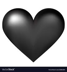 Black And White Heart Copy And Paste Black Heart Vector Image On Vectorstock In 2020 Black Heart Vector Images Vector