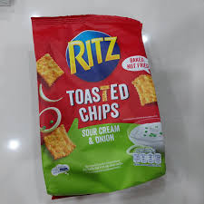 Чипсы Ritz со вкусом сметаны и лука  Ritz chips with sour cream and onion  flavor — Товары из Таиланда