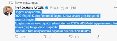 Bu bilgilere aşağıdaki ilgili alanlara. 2020 Ekpss Sinav Giris Belgeleri Yayimlandi Ekpss Haberleri