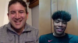 Rui Hachimura with Andy Katz
