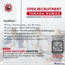 Maybe you would like to learn more about one of these? Lowongan Kerja Tenaga Humas Klinik Mata Edc Group Magetan