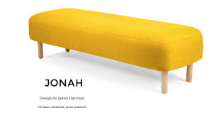 Jonah Bank Met Kussen Helgeel Banc Jaune Mobilier De Salon