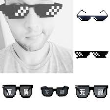 Become one with the meme with the deal with it sunglasses for 22.90€ / $30.97 at cnc design. Cool Thug Life Glasses 8 Bit Pixel Deal With It Sunglasses Unisex Sunglasses Buy At A Low Prices On Joom E Commerce Platform