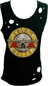 Guns N Roses Jr Fashion Tank Top W Holes Band Tees