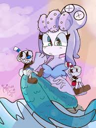 Bendy And Boris The Quest For The Ink Machine Cala Maria I Love Her So Much Also Have A Mugman And A Cuphead Xd Cartoon Art Cala Maria Transformers Artwork
