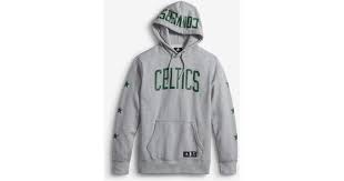 Nba boston celtics girl's lightweight grey hoodie xs, medium, large xl. Converse X Nba Boston Celtics Essentials Pullover Men S Hoodie In Light Grey Heather Gray For Men Lyst