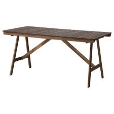 Falholmen Table Outdoor Grey Brown Stained Light Brown Stained Ikea Ireland Outdoor Dining Furniture Outdoor Dining Table Stain Ikea Furniture