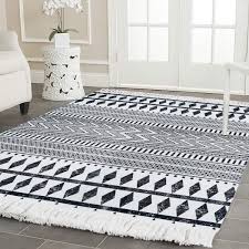 Buy kitchen rag rugs and get the best deals at the lowest prices on ebay! Home Decor Hebe Cotton Rugs 2x3 Washable Black And Cream White Cotton Area Rug With Tassels Woven Bohemian Rag Rug Floor Mat For Kitchen Porch Doormat Living Room Machine Washable Home Kitchen