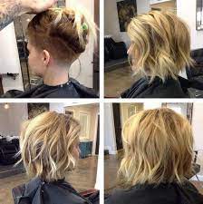Undercut Lob Hairstyle Thick Hair Styles Short Hair Styles Curly Hair Styles