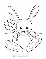 Top 15 bunny coloring pages for preschoolers: Printable Easter Coloring Pages For Kids Itsybitsyfun Com