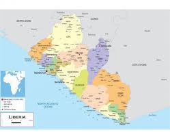 Zeichnen Die Politische Landkarte Liberia Map Zeichnen Die Politische Landkarte Liberia West Afrika Afrika