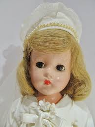 Vintage Effanbee Composition Suzanne Bride Doll, 1940, Lovely