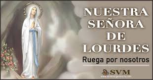 Resultado de imagen de nuestra señora de lourdes