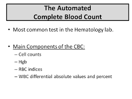 Automated Cbc Parameters Ppt Video Online Download