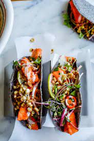 Check spelling or type a new query. Wild Alaskan Cod Fish Tacos With Toasted Corn Salad Hola Jalapeno
