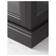 Malsjo Vitrine Schwarz Gebeizt Schwarz Lasiert Ikea Osterreich In 2020 Glass Cabinet Doors Glass Door Stained Glass Door