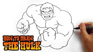 How To Draw The Hulk Simple Step By Step Lesson Drawing Superheroes Marvel Drawings Hulk Sketch