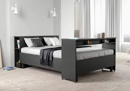 Kein platz unter dem bett? Jugendbett Gamingbett Claritudo 120 X 200 Cm Optik Dunkelgrau Forte