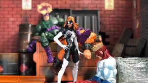 Marvel Legends Spider Woman Spider Man Far From Home Molten Man Baf Series Action Figure Review Youtube