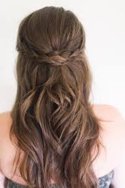 Gather hair from the part and do a dutch braid across the top of your head, keeping toward. 8 Hairstyles Every Girl Should Know Hair Styles Medium Length Hair Styles Wedding Hair Down
