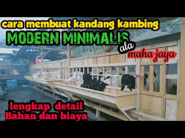 Ukuran kandang kambing yang dibutuhkan untuk usaha ternak kambing modern sangat efisien, karena tidak perlu terlalu besar. Cara Membuat Kandang Kambing Minimalis Detail Dan Lengkap Fersi Maha Jaya Youtube