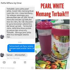 Dengan rima kata yang begitu indah. Pantang Larang Jamu Jelita Pearl White Fiber