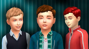 The Sims 4 My Stuff Ep01 Get To Work Parted Flat Hairstyle Converted For Boys Hairs For Male Child Art Pinterest