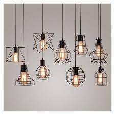 They also bring brightness and a hint of style to your living spaces! Industrial Style Pendant Lights Black Metal Lamp Shade Ceiling Loft Chandelier Comes With Free Bulb Country Farmhouse Iron Retro Chandeliers Pendant Lights Home Living