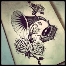 Record player tattoo tattoos musik tattoo designs tattoo ideas body is a temple phonograph art of living deathly hallows tattoo tattoo inspiration phonograph (record player or gramophone) brush realistic tattoo by monte livingston at living art gallery tattoo, san clemente. I Want This For My Grandpa Gramophone Tattoo Leg Tattoos Tattoos
