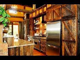 They can also be made in other wood species for a solid painted finish. Awesome Barn Door Kitchen Cabinets Youtube