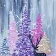 Paint Nite: Snowy Pastel Pines with Deer event image