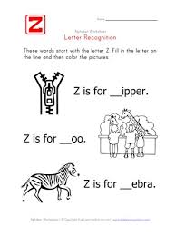 Sometimes english just isn't enough, and we could do with incorporating some new vocabulary into ou. Letter Z Alphabet Recognition Worksheet All Kids Network