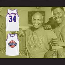 Nicknamed sir charles and the round mound of rebound, barkley established himself as one of the national basketball association's greatest power forwards. Space Jam Tune Squad Charles Barkley Basketball Jersey Boriz