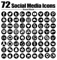 Black And White Social Media Icons Png 72 New Round Social Media Icons Vector Black And White Transparent Background The Must Have Compl Social Media Icons Vector Social Media Icons Media Icon