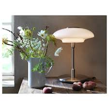 Tallbyn Asztali Lampa Nikkelezett Opalfeh Uveg 40 Cm Ikea Lampe Lampentisch Tischleuchte