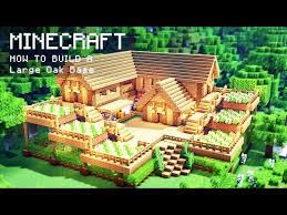 For minecraft bedrock, run the *.mcworld file. Minecraft How To Build A Large Oak Survival House Minecraft Map
