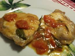 Ricette » secondi piatti » fettine di arista in salsa verde. Ingredienti Per 2 Persone 5 Fettine Di Arista Di Maiale 2 Cucchiai Di Farina Pomodorini Ciliegin Ricette Ricette Carne Di Maiale Ricette Con Fettine Di Maiale