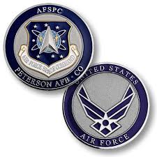 Create and submit a skin for her and her pet bear, browse existing submissions. Air Force Space Command Peterson Afb Co Coin