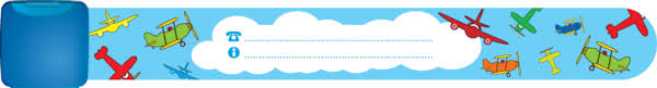 PULSERA IDENTIFICATIVA NIÑOS AVIONES INFOBAND