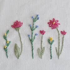 On this page, you'll find a simple video tutorial for each stitch. Best 12 Hand Embroidery Nature Art Motif Patterns Embroider Gifts Simple Embroidered Flower Plant Brazilian Embroidery Silk Ribbon Embroidery Simple Embroidery
