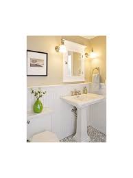 The material is water resistant, easy to clean, and highly durable. Beadboard Wainscotting For Bathroom