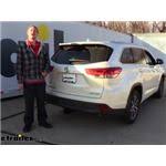 Best toyota 2017 highlander towing package. Trailer Hitch Installation 2017 Toyota Highlander Curt Video Etrailer Com