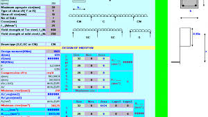 Beam Analysis And Design To Bs 8110 1985 Excel Sheet Beams Excel Analysis