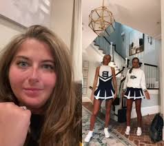 White Cheerleader Skirts Outfit