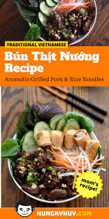 Bun Thịt Nướng Recipe Vietnamese Grilled Pork Rice Noodles Hungry Huy Recipe Thit Nuong Recipe Vietnamese Grilled Pork Grilled Pork