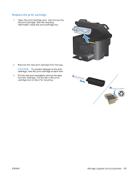 Shop original hp cartridges for your hp laserjet pro m1536dnf mfp printer. Replace The Print Cartridge Hp Laserjet Pro M1536dnf Mfp Series User Manual Page 205 286
