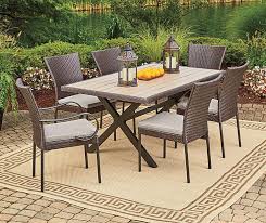 Wilson Fisher Hyde Park Dining Set Collection Big Lots Patio Set Patio Design New Patio Ideas