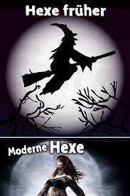 Phyrnna (in collaboration with squchan) artwork: Lustiger Vergleich Hexe Fruher Moderne Hexe Moderne Hexe Hexen Lustig