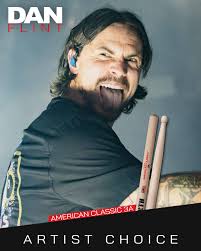 Artist Choice Dan Flint (@welcometoflinttown) plays the Vic Firth American  Classic 3A sticks. The American Classic line combines tradition and Vic  Firth style. With bold designs, the Classics are turned from select